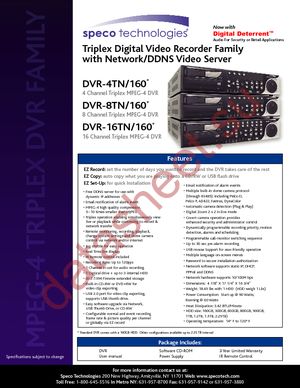 DVR-16TN-600 datasheet  